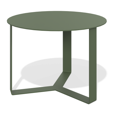 Журнальный столик металлический на ножках Берлин (оливково-зеленый муар)